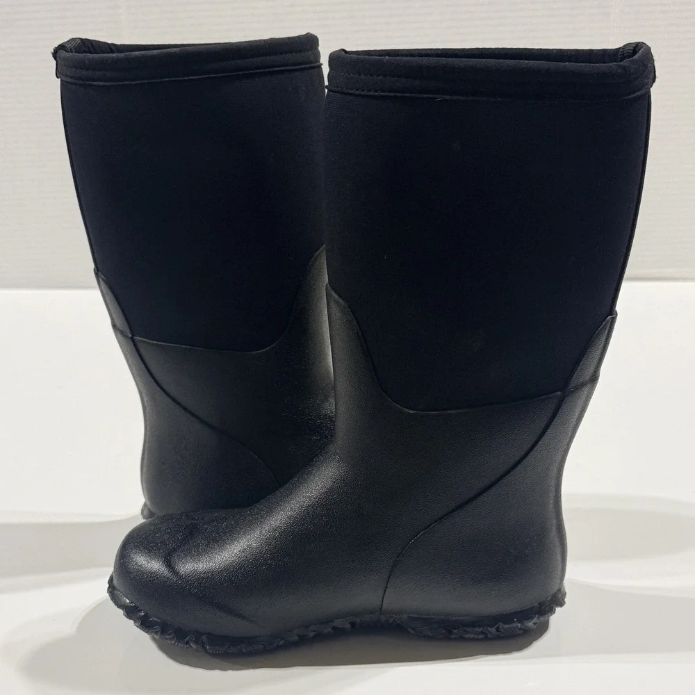 BOGS K Range - Kids Waterproof Boots - Black Neo-Tech Insulated - Youth Size 3